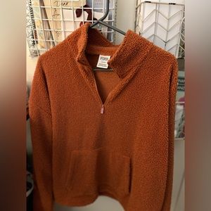 PINK Sherpa half zip